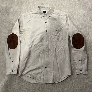 J. Crew Chamois Elbow Patch Casual Shirt